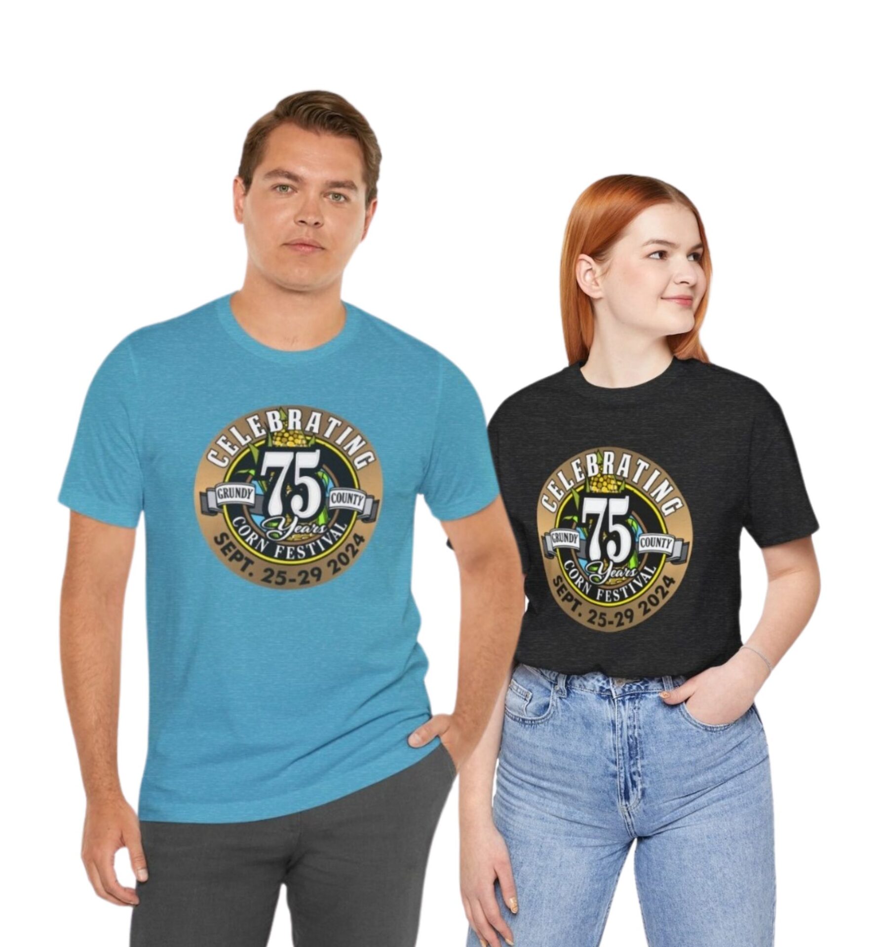 Grundy County 75th anniversary festival shirts