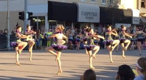 dancers in parade