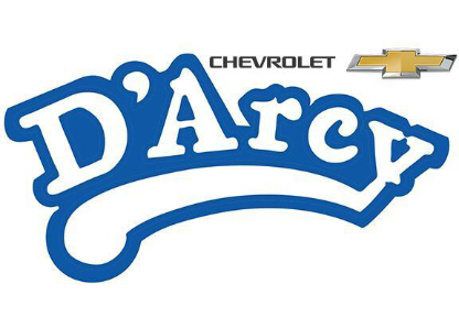 D'Arcy Chevrolet logo with gold emblem.