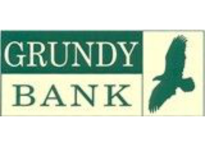 Grundy Bank logo with eagle silhouette