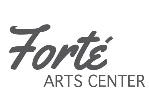 Forté Arts Center logo in gray text